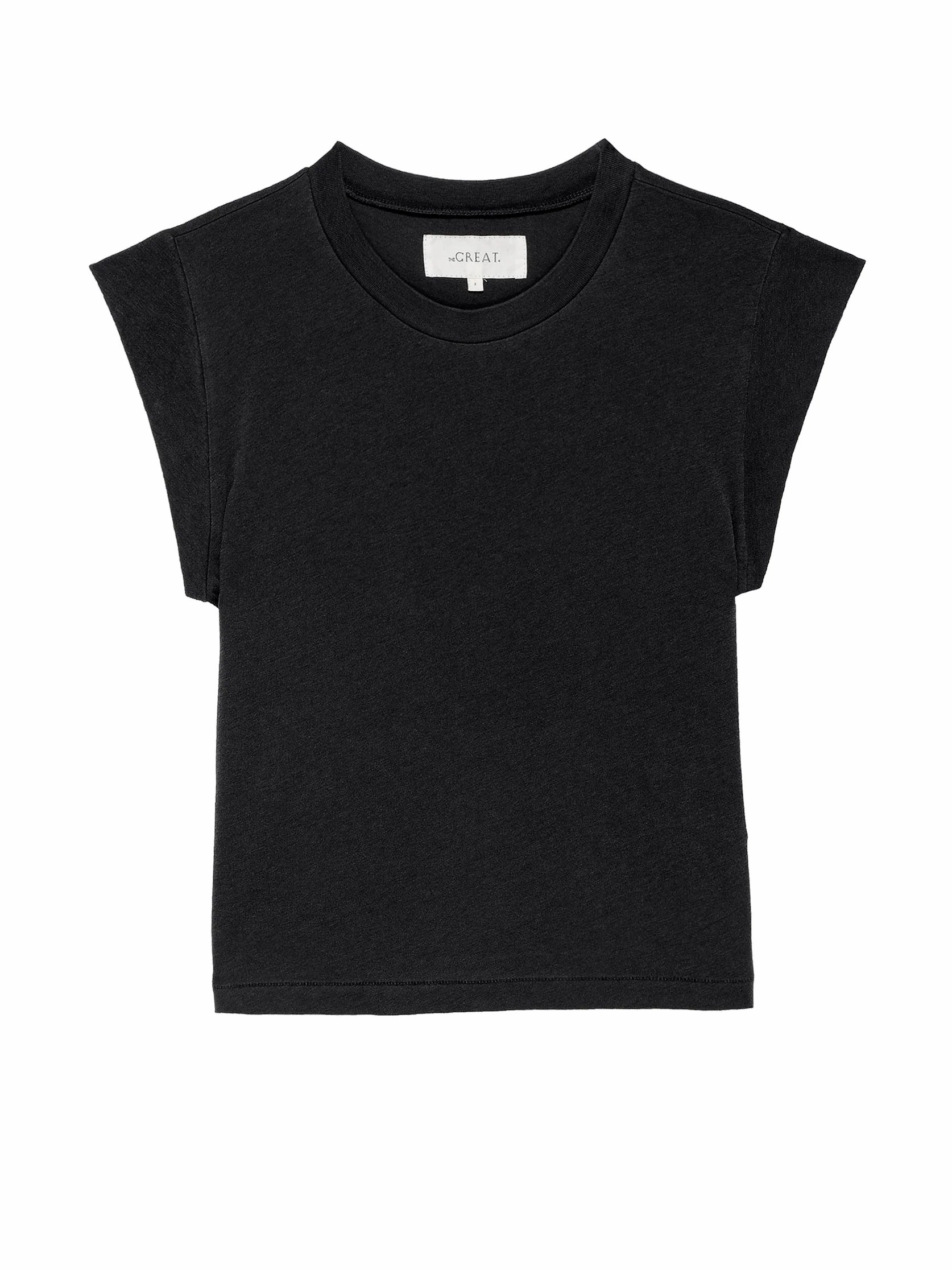 NonIrritating Stitching Hidden Storage Pockets The Peak Shoulder Tee