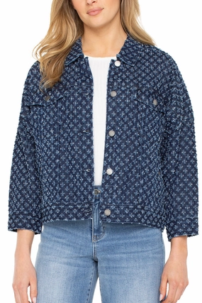 High Collar Windguard Liverpool Crop Easy Trucker Jacket