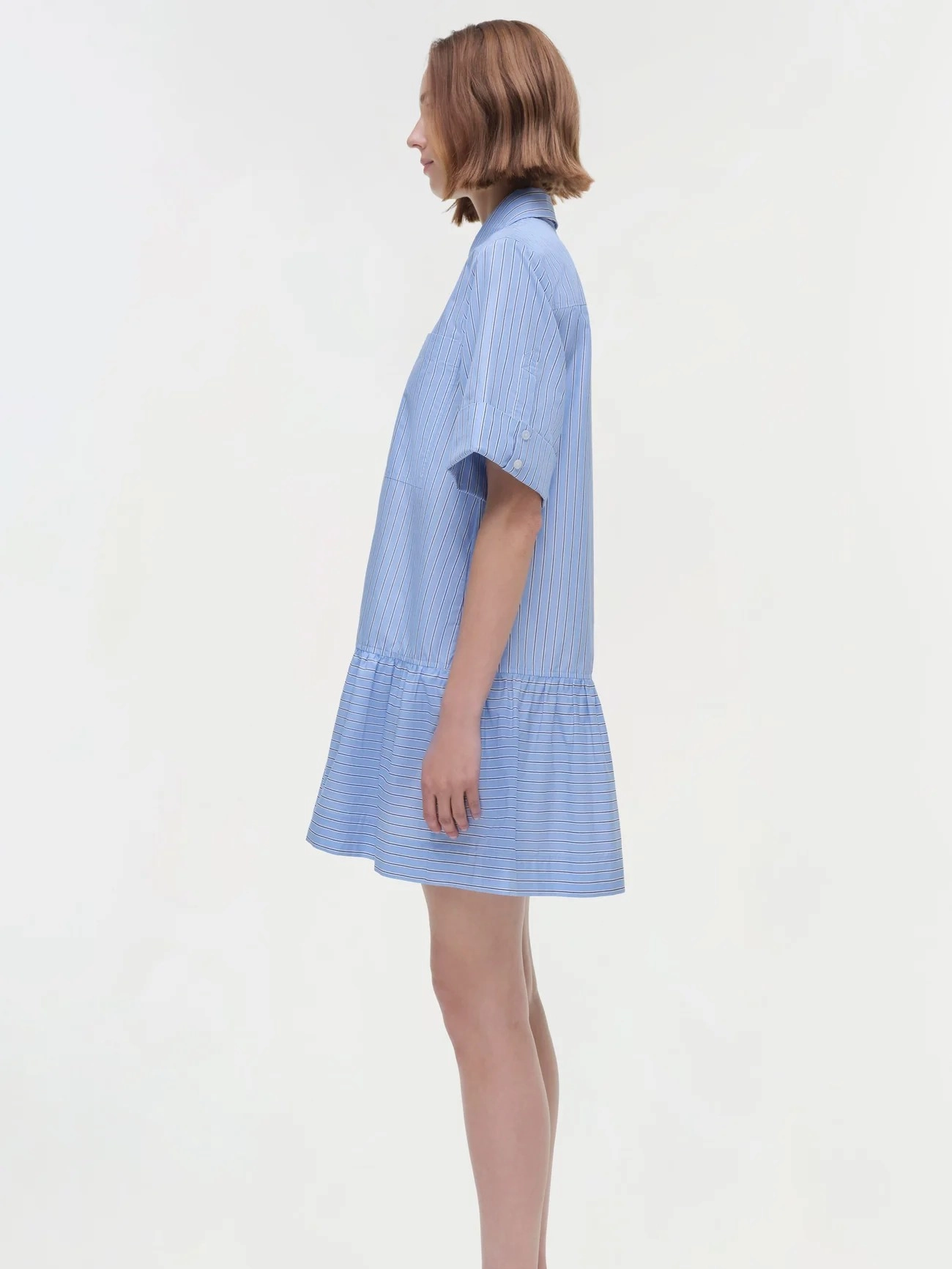 Organic-Fabric Daily Casual Cris Shirt Dress