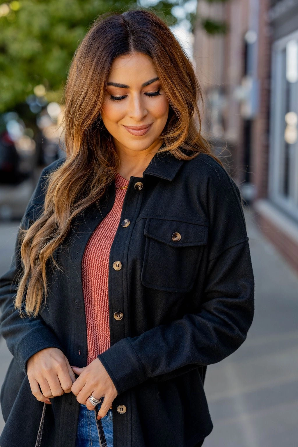 Wool blend Raise The Bar Shacket