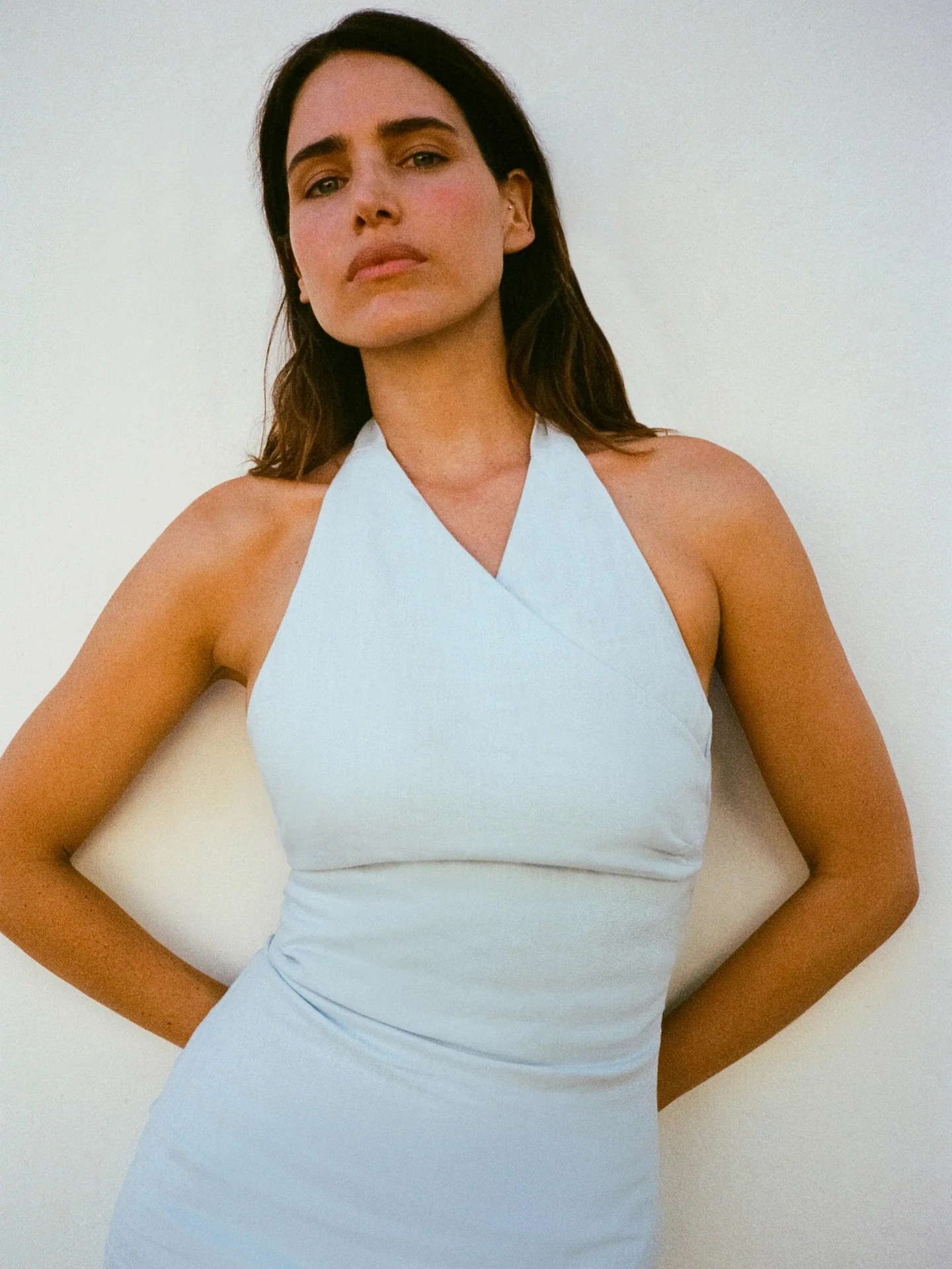 Iris Halter Midi Dress Summer Air