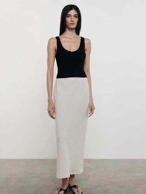 Cropped Scoop Tank LowProfileSeams LightweightTexture