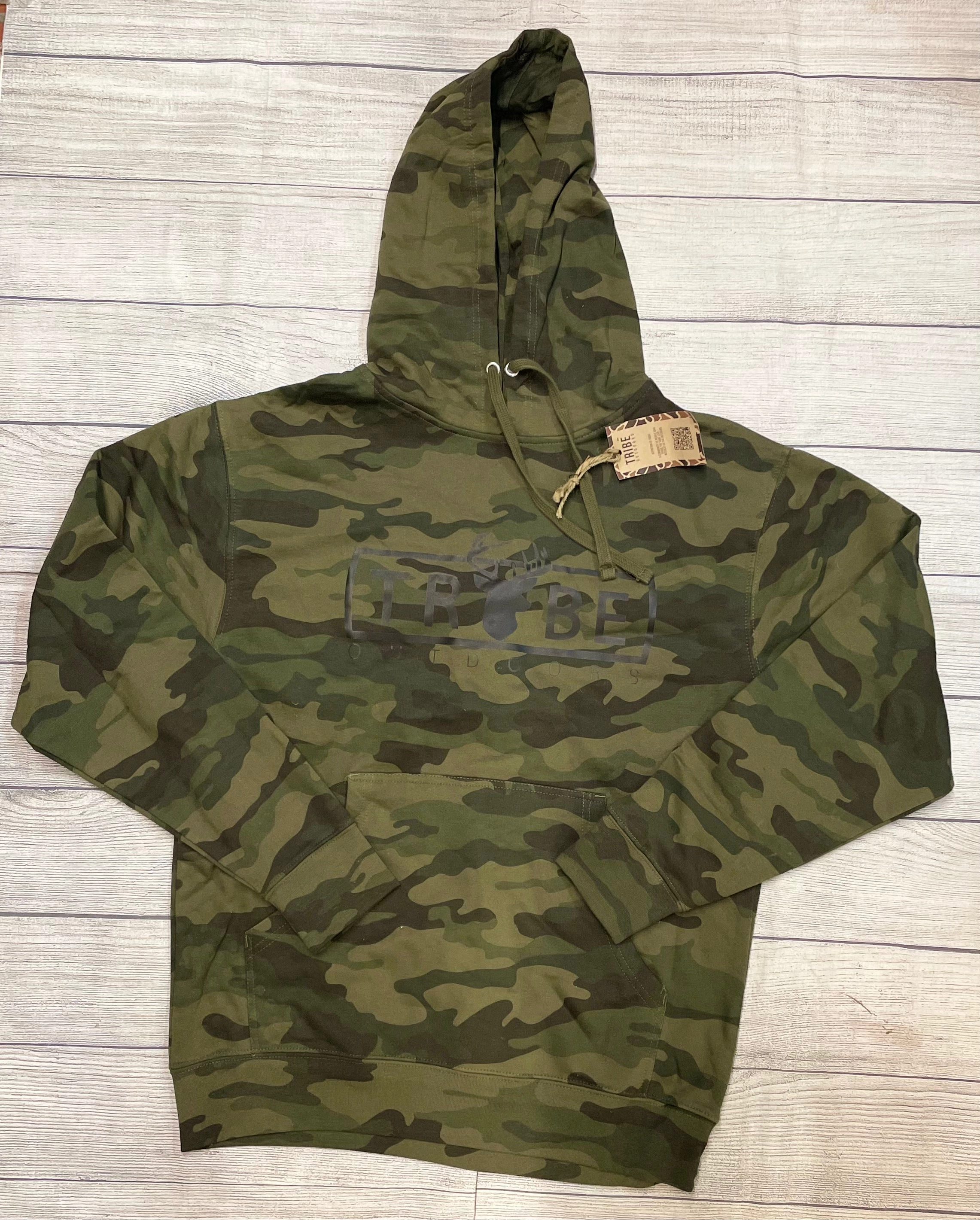 All Season Staple Cycling Apparel Deer Tribe Camo Hoodie