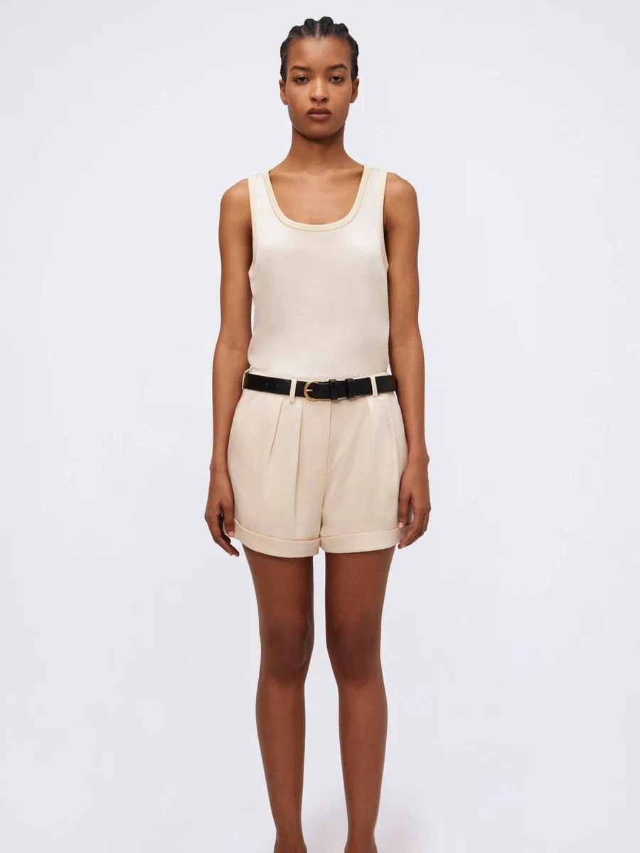 Soft Palette Twist Knot Details Devan Shorts