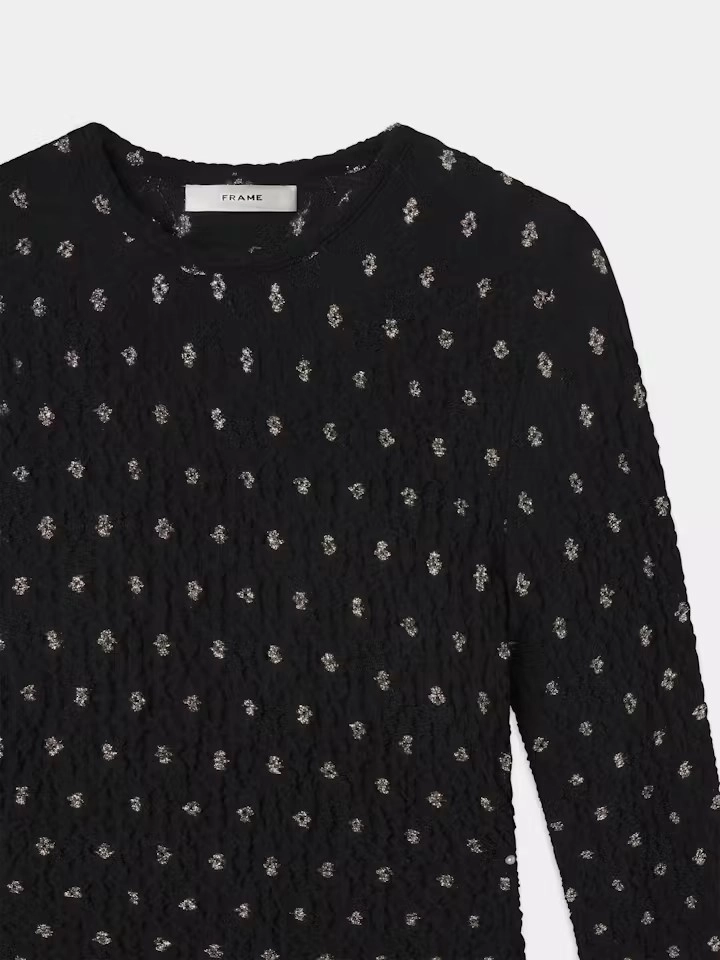 LongWearingComfort AdvancedAirflowChannels Dotted Stretch Mesh Top