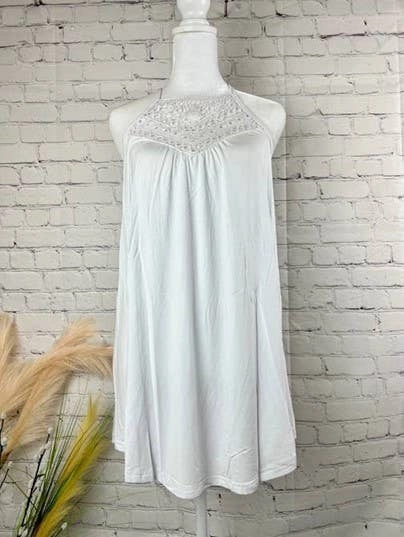 Backless In Beaumont Top-White porosity