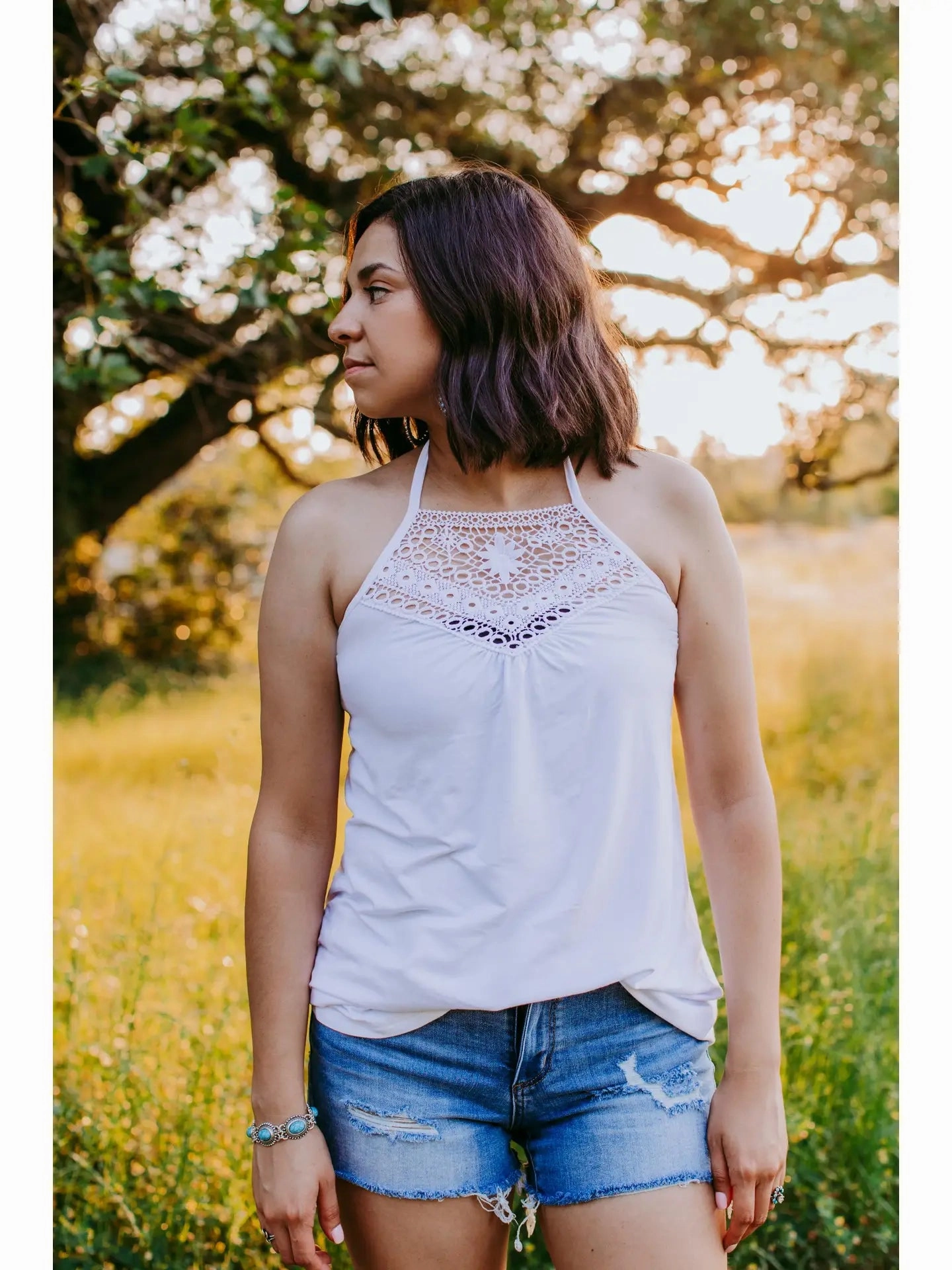 Backless In Beaumont Top-White Indoor Wear Advantage