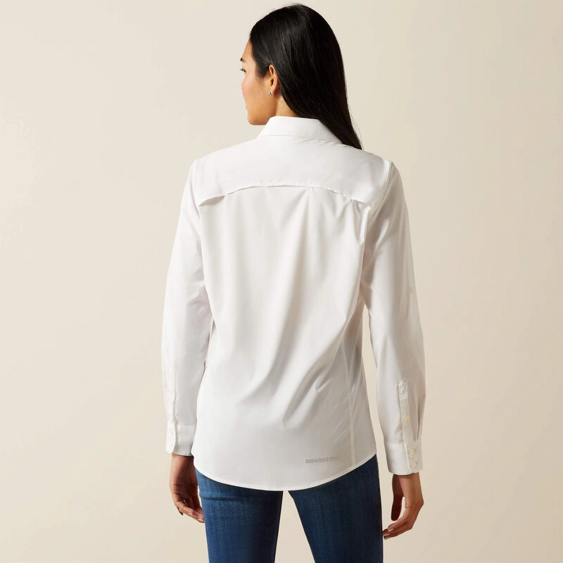 Ariat Women??s White VentTEK Stretch Shirt NonScratchSurface