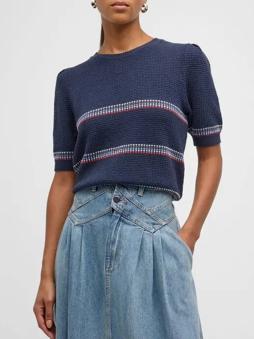 DoubleLayeredShoulders Flex Fit Shoulder Construction The Puff Sleeve Pullover