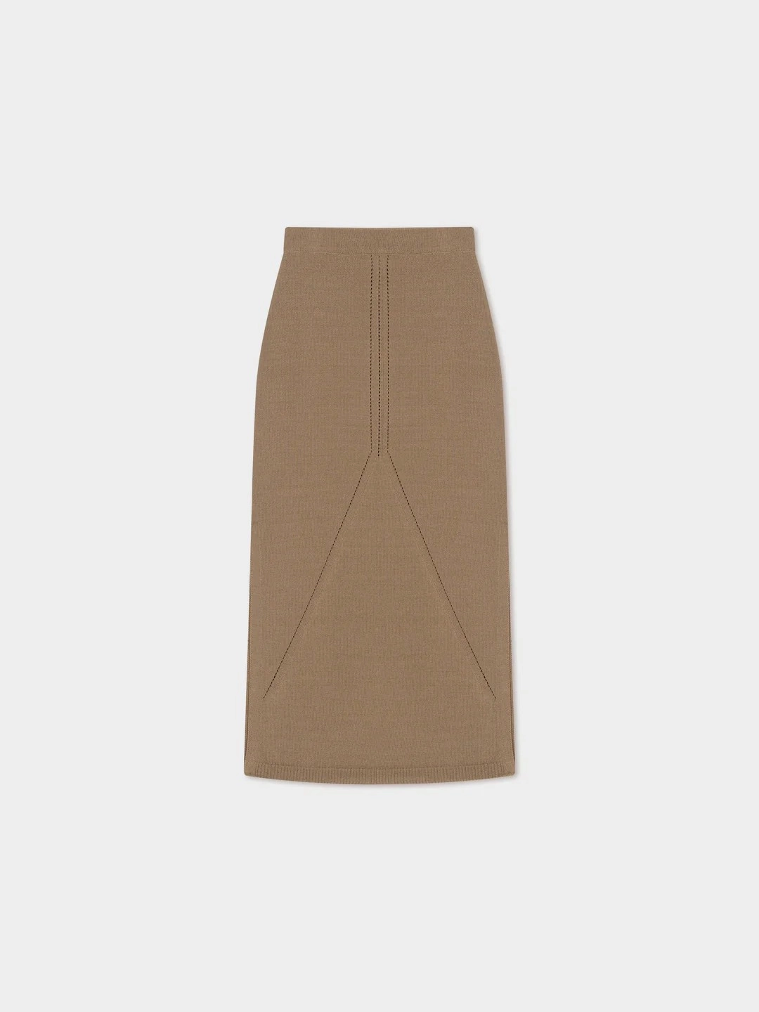 Soothe Knit Maxi Skirt Tiered Layers Breezy Edge