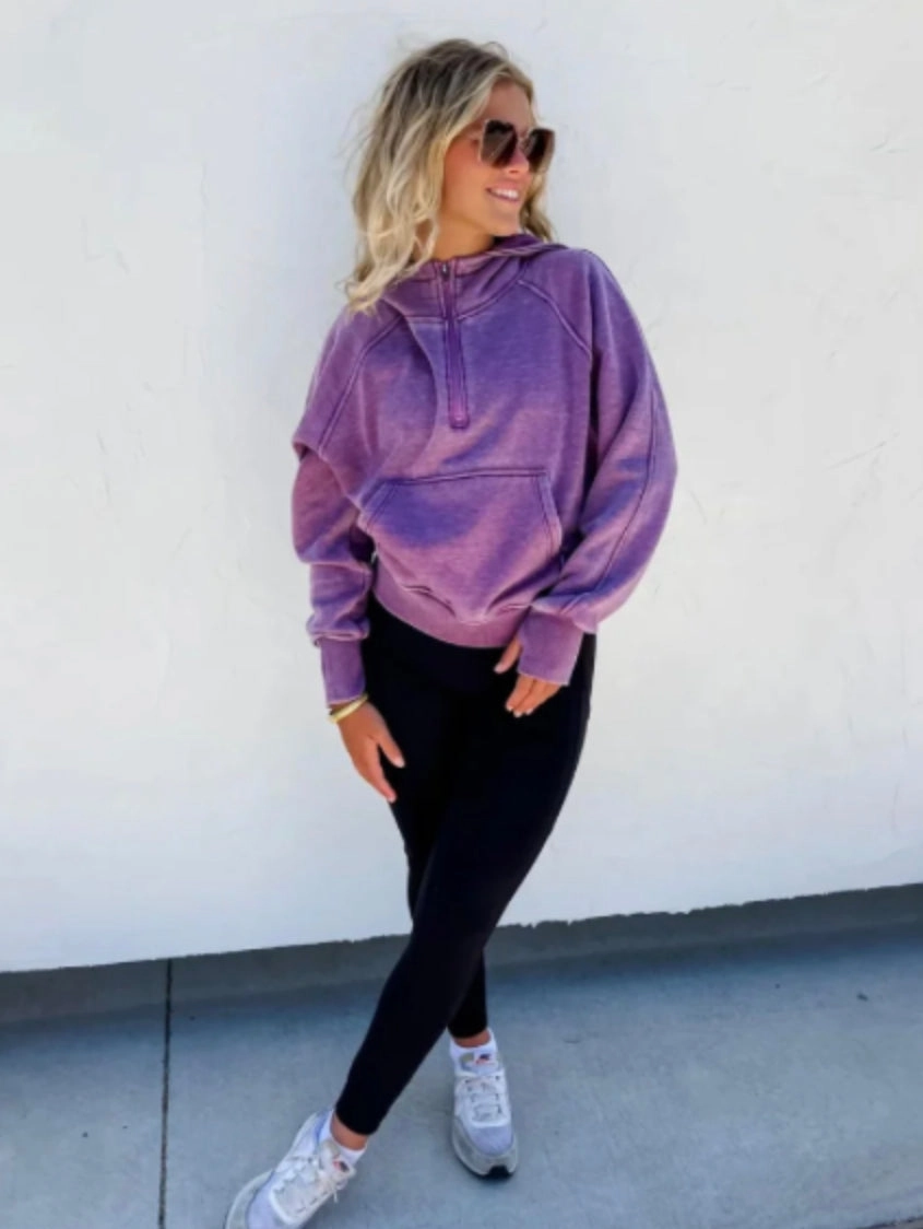 Easy Does It Pullover - Purple Comfy Layer
