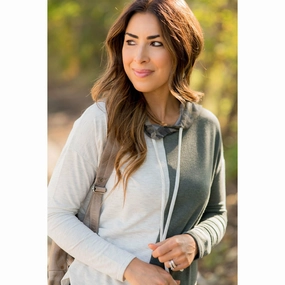 Half and Half Camo Hoodie Casual Fit Product Innovation