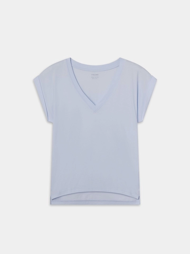 Easy V-Neck Tee LayeredCuff