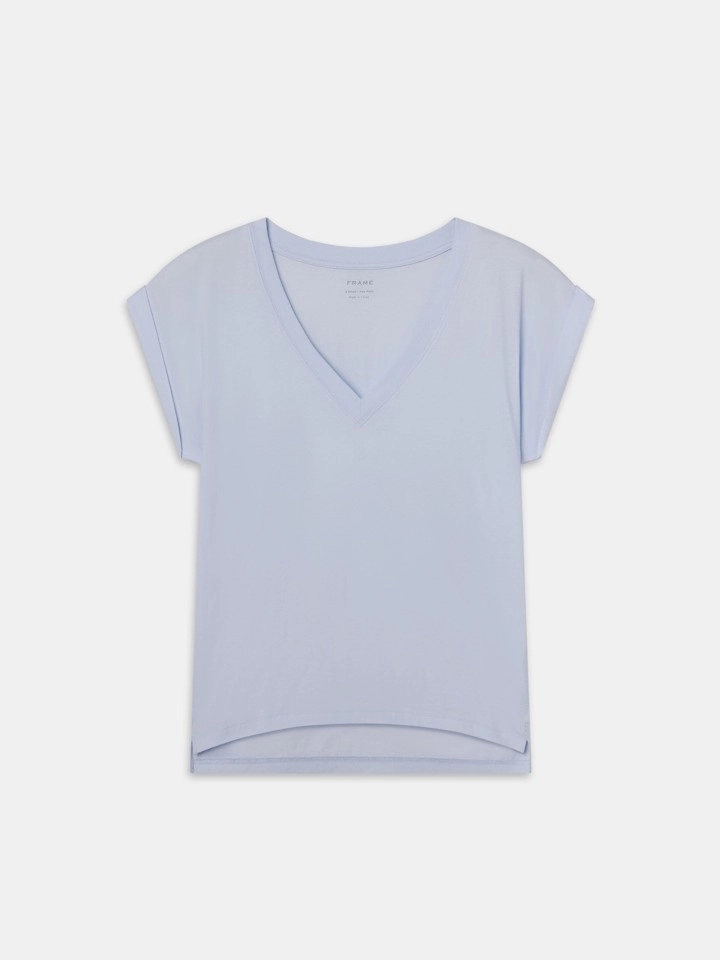 Easy V-Neck Tee OdorResistant Fabric PreWashed