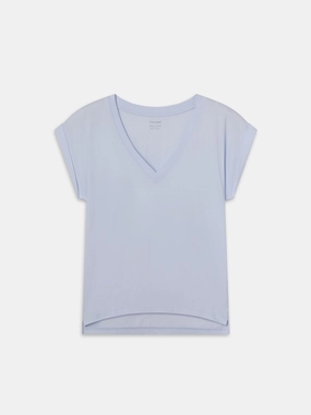 Easy V-Neck Tee LayeredCuff