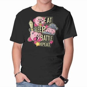 Eat Sleep Battle Repeat Washable fabric Fashionable Fit