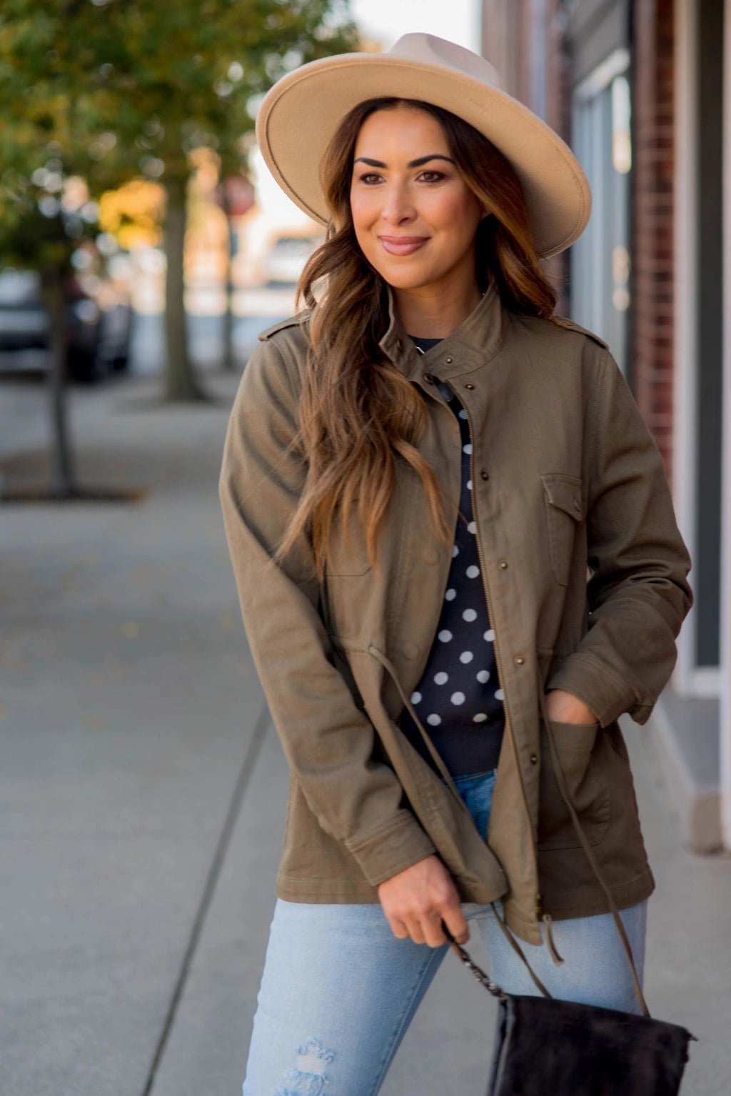 Wrinkle resistant fabric Layered Protection Button Tie Utility Jacket