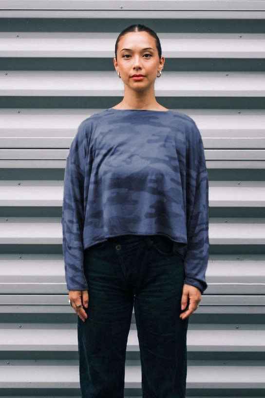 Perfect for Workouts Planet Camo Boxy Tee