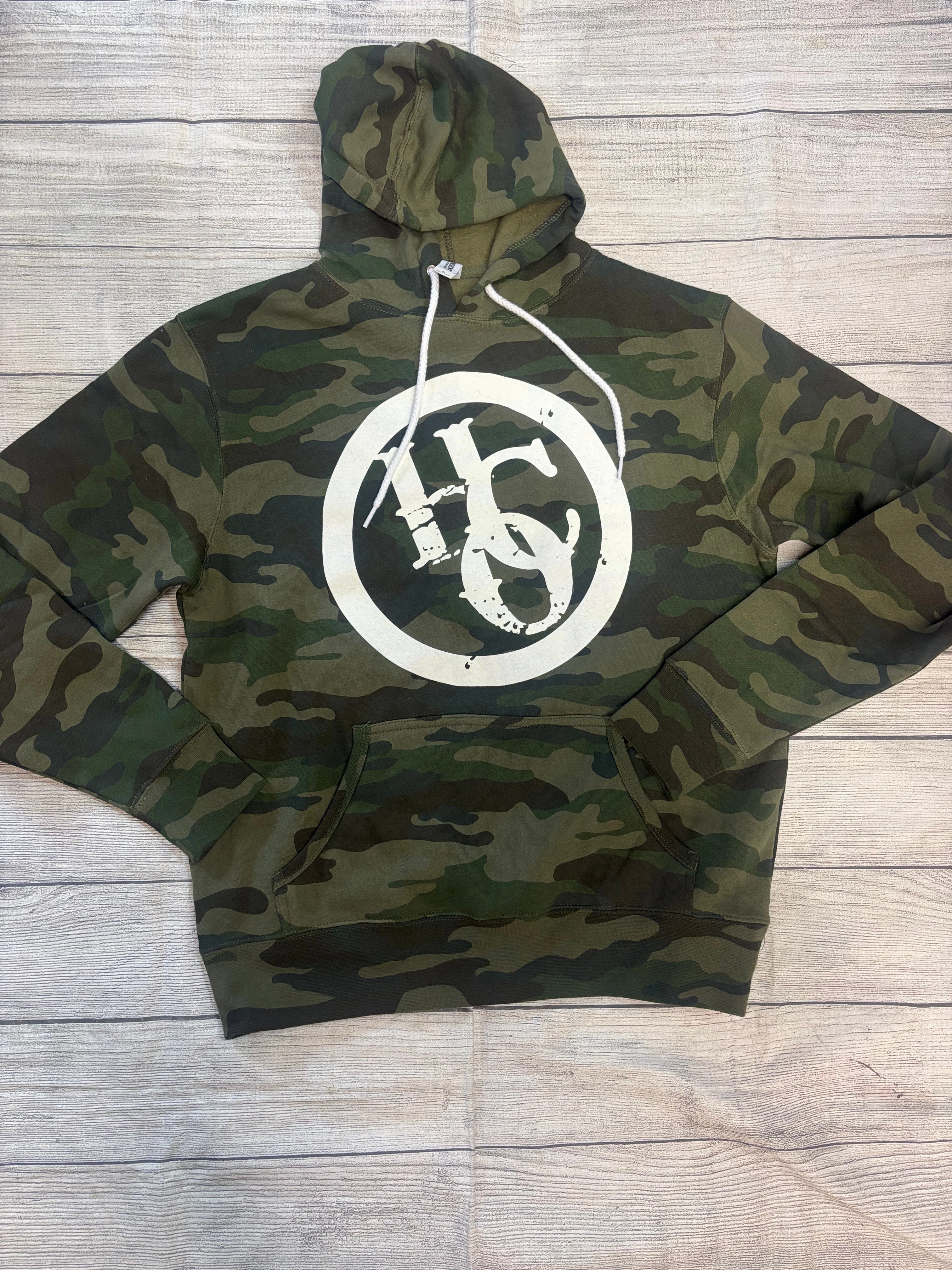 Brushed Interior Horse Creek Outfitters Logo Camo Hoodie