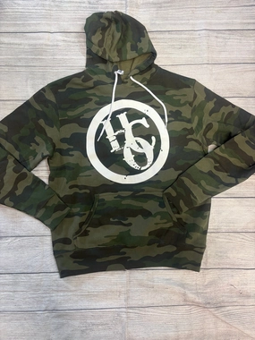 Brushed Interior Horse Creek Outfitters Logo Camo Hoodie