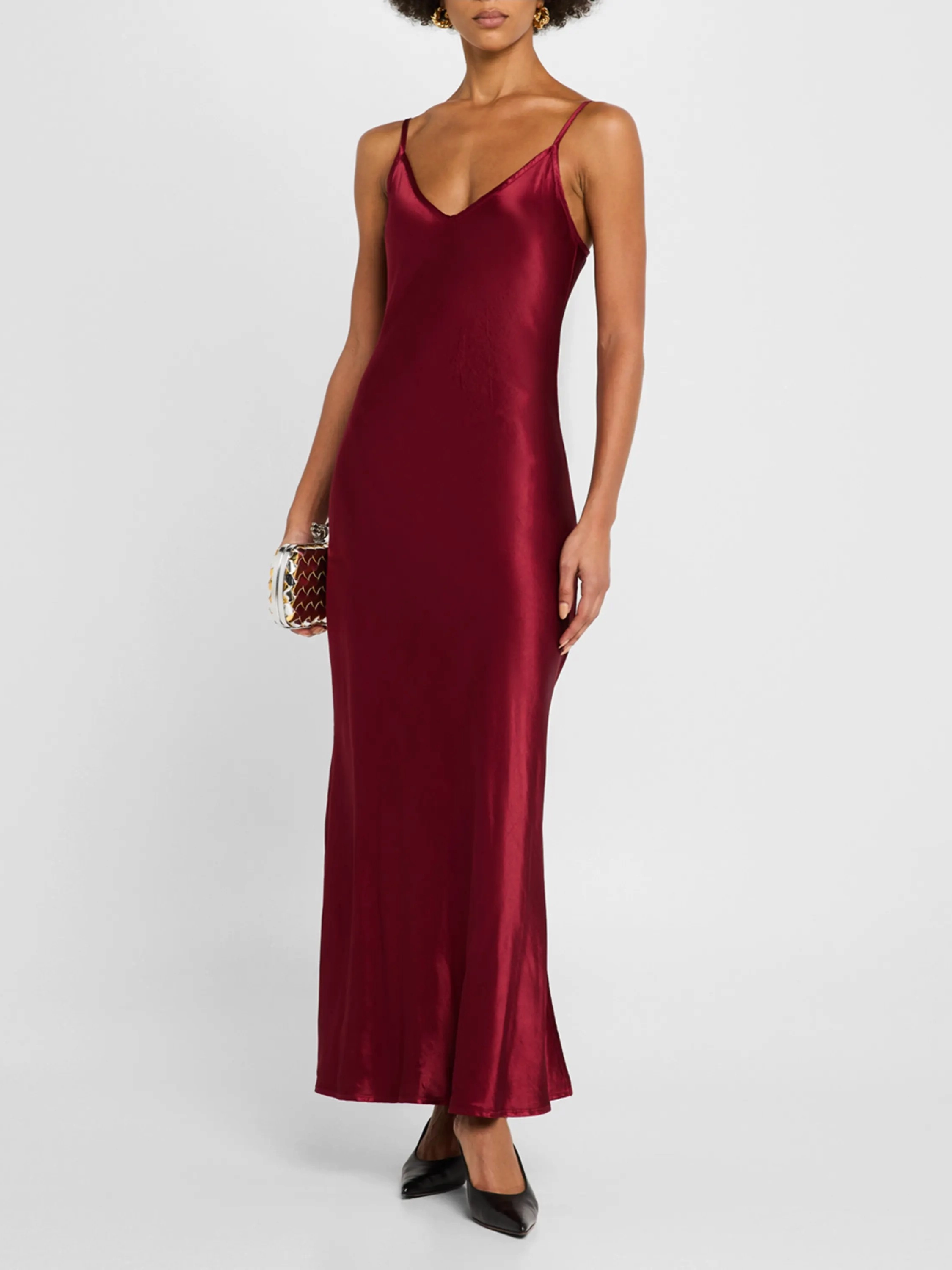 Bias Cut Slip Dress Ethically-Made