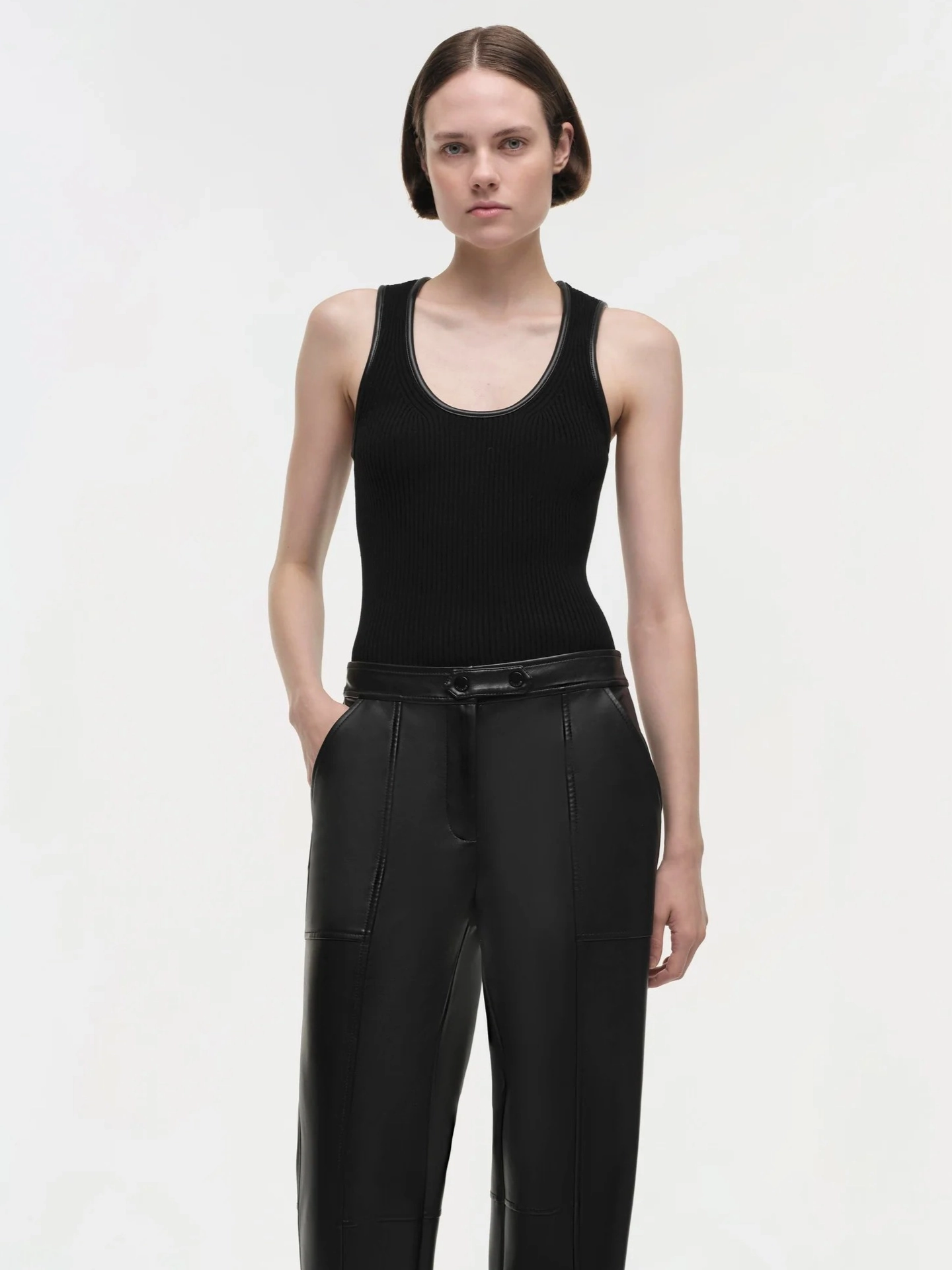 Cobain Tank Top Microfiber texture Brushed Microfiber Surface