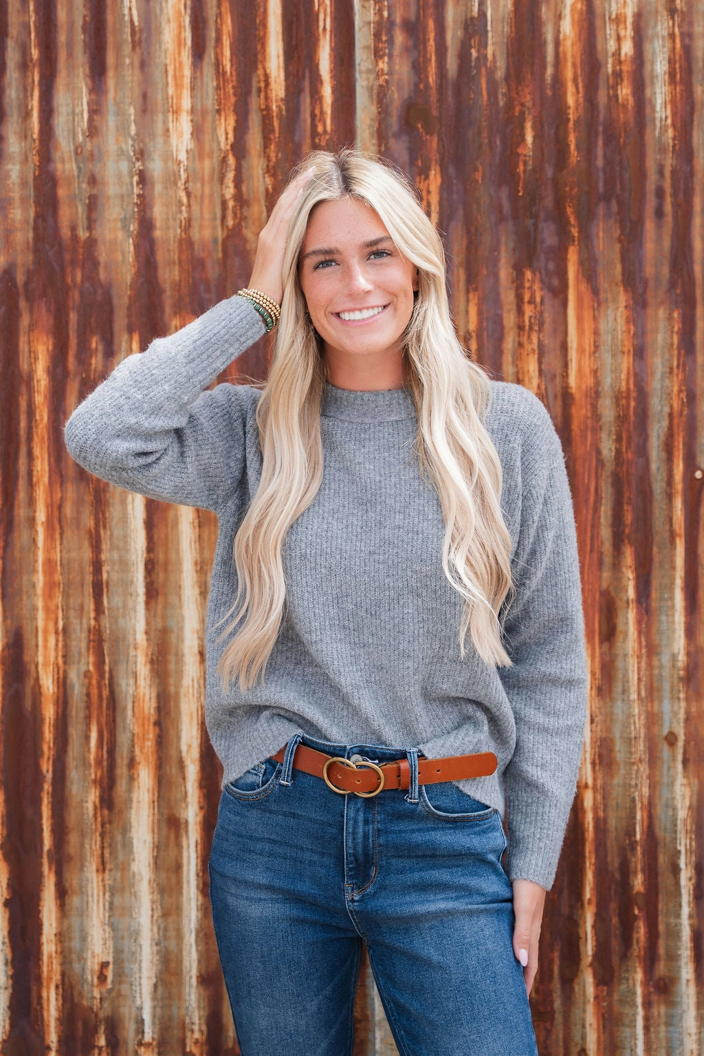 Everyday Knit Sweater Sport Style Recycled Material Composition