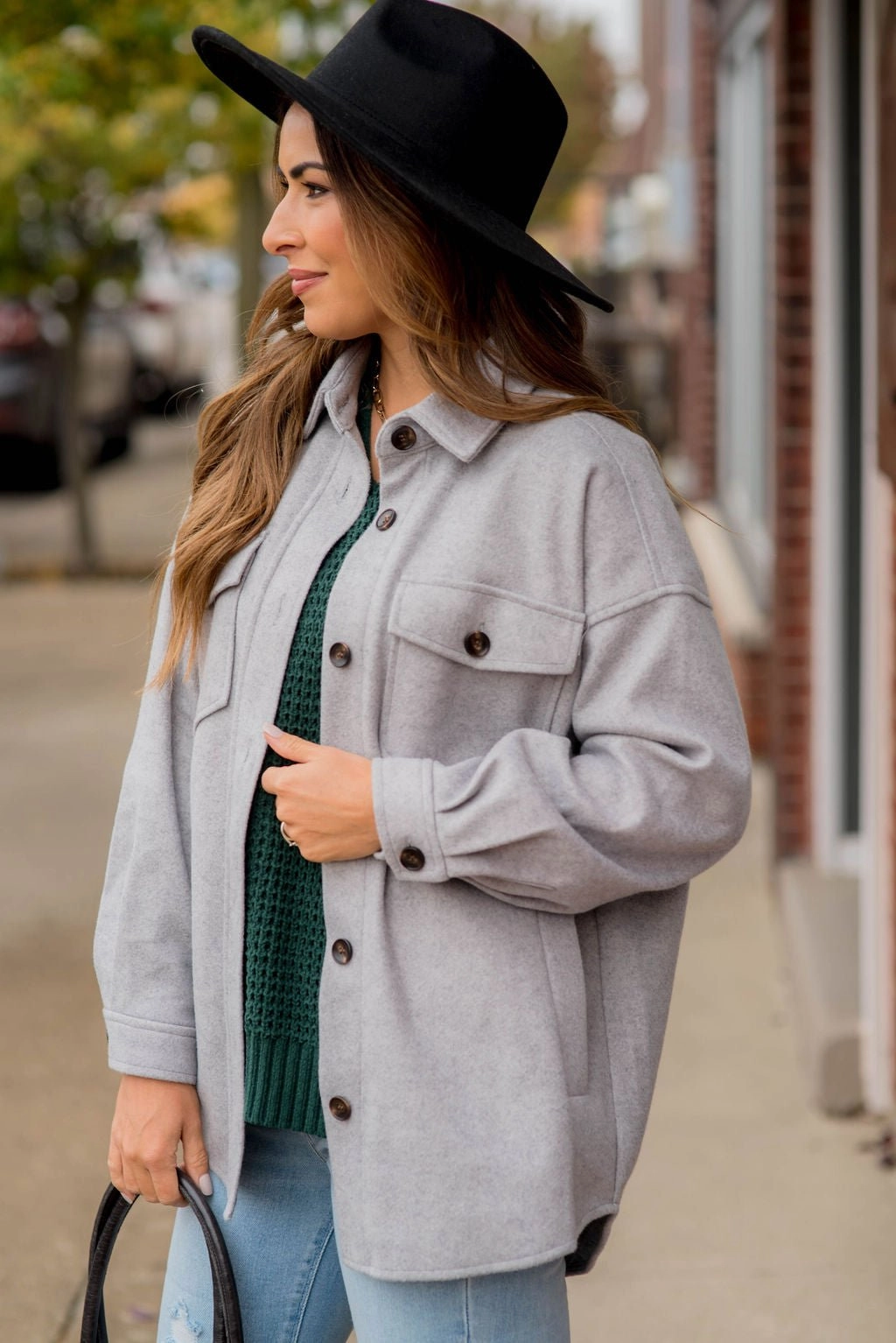 Weather Fit Minimal Travel Look Everyday Shacket