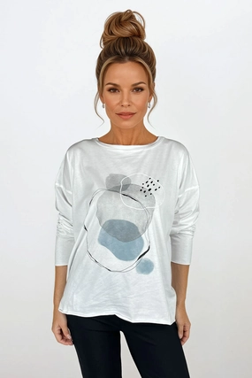 Planet Bubbles T Smooth Jersey Texture