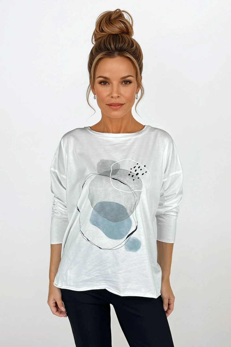 Planet Bubbles T Smooth Jersey Texture