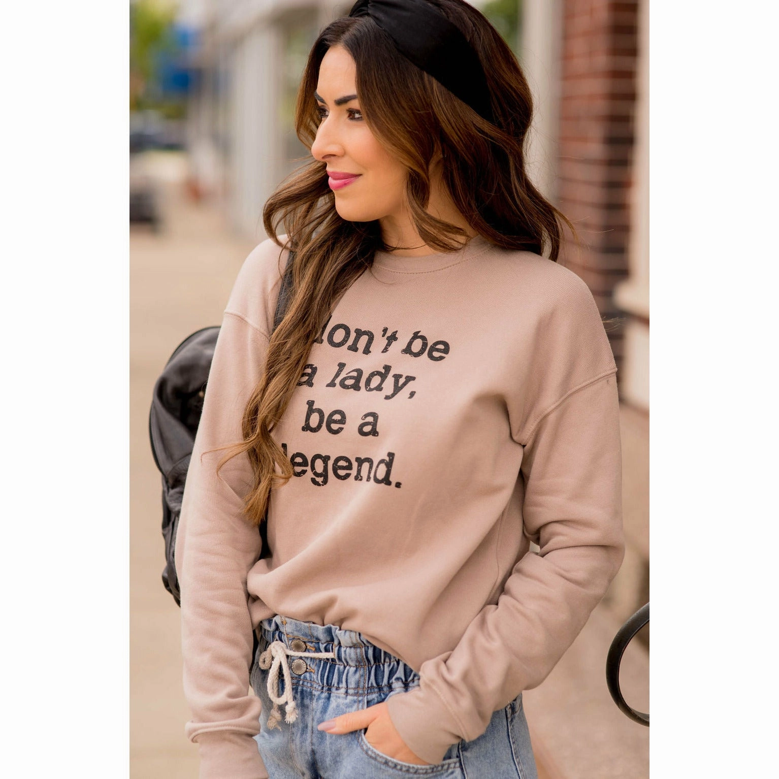 Street Ready Be A Legend Graphic Sweatshirt