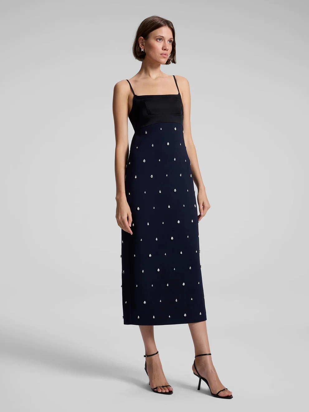 Modern Twist Flare Swing Alana Embellished Midi Dress
