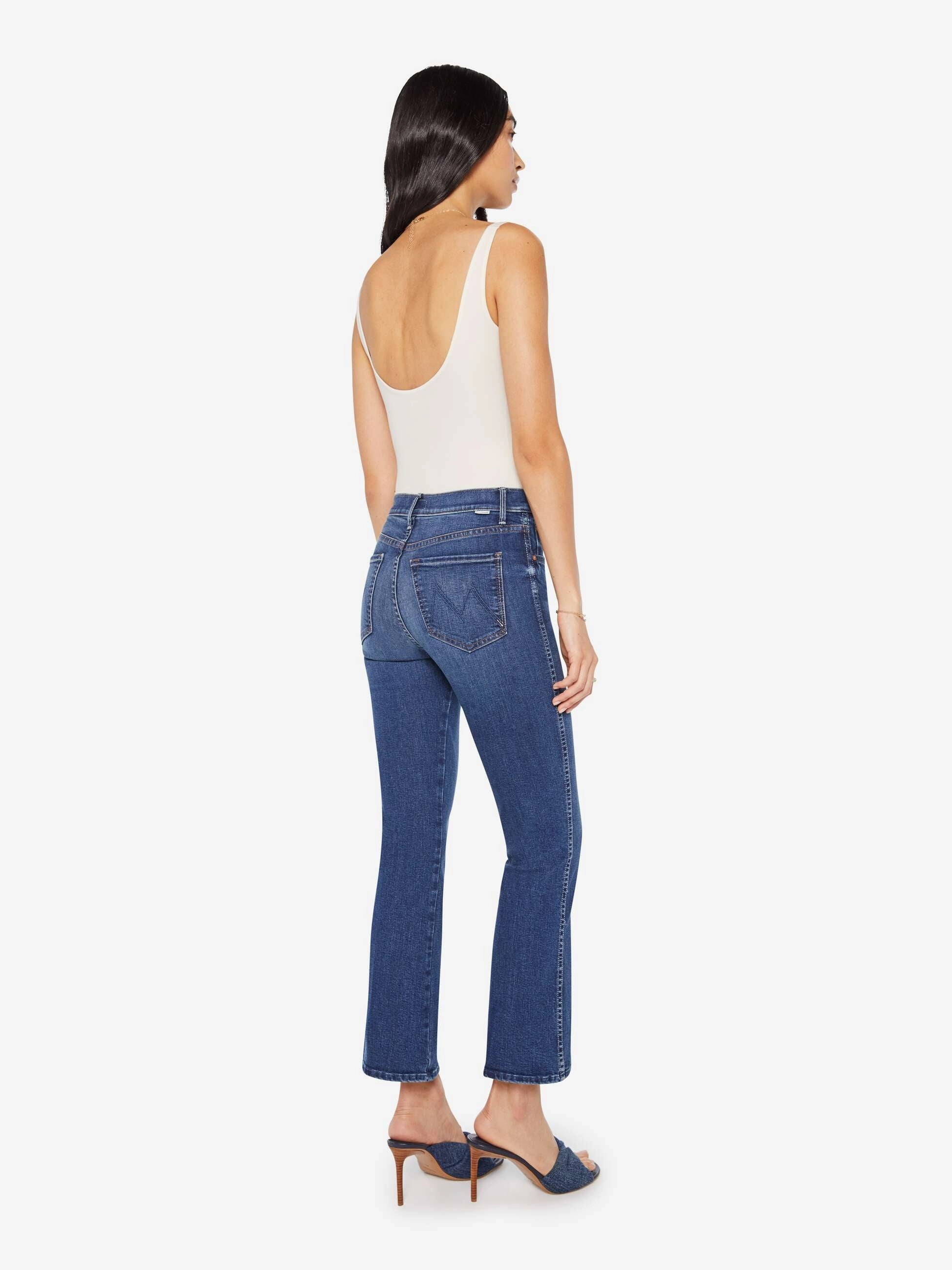 The Mid Rise Smokin Double Flood Great Base Modern Minimalist Stretch