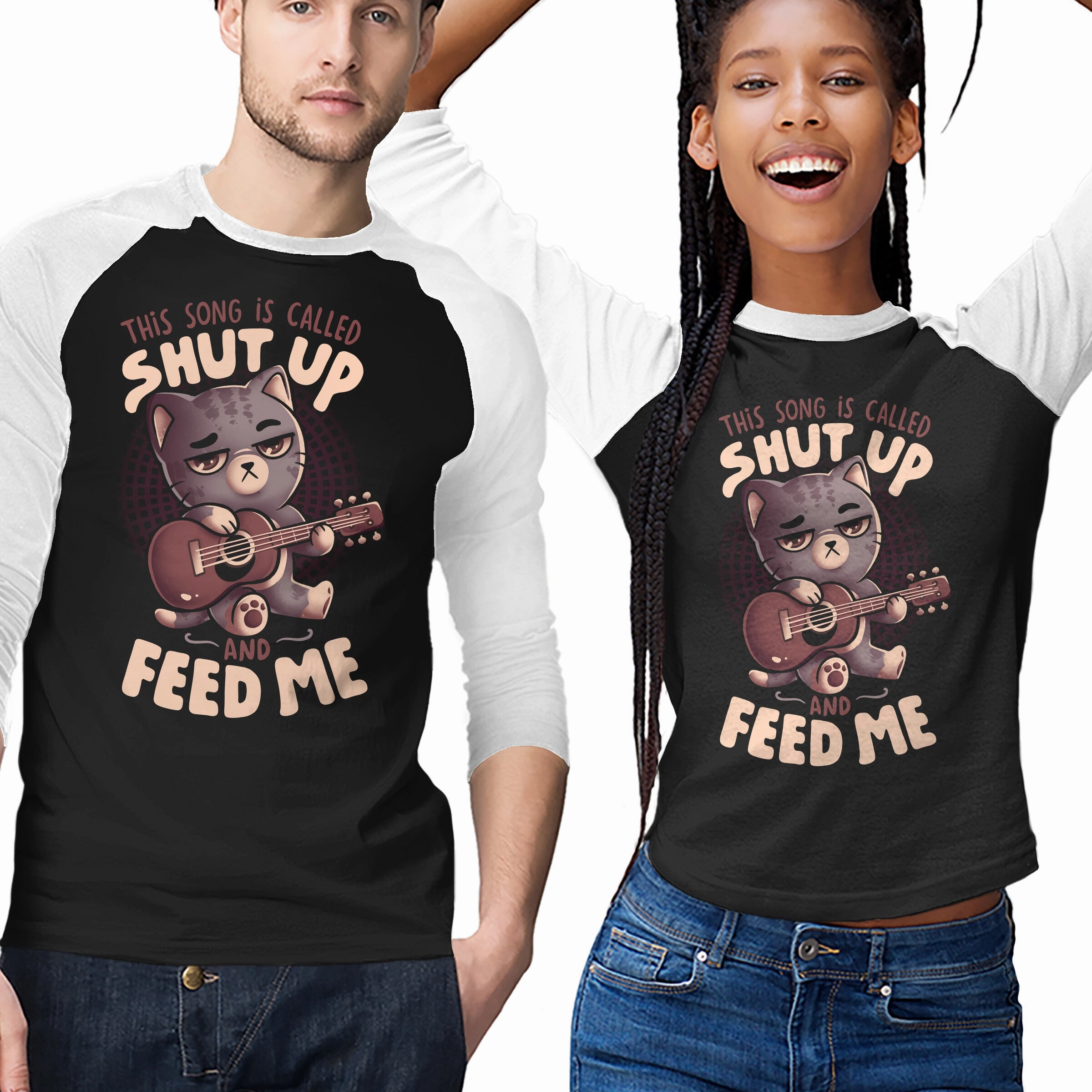 Feed Me Cat Song Bold Comfort Cozy Layering