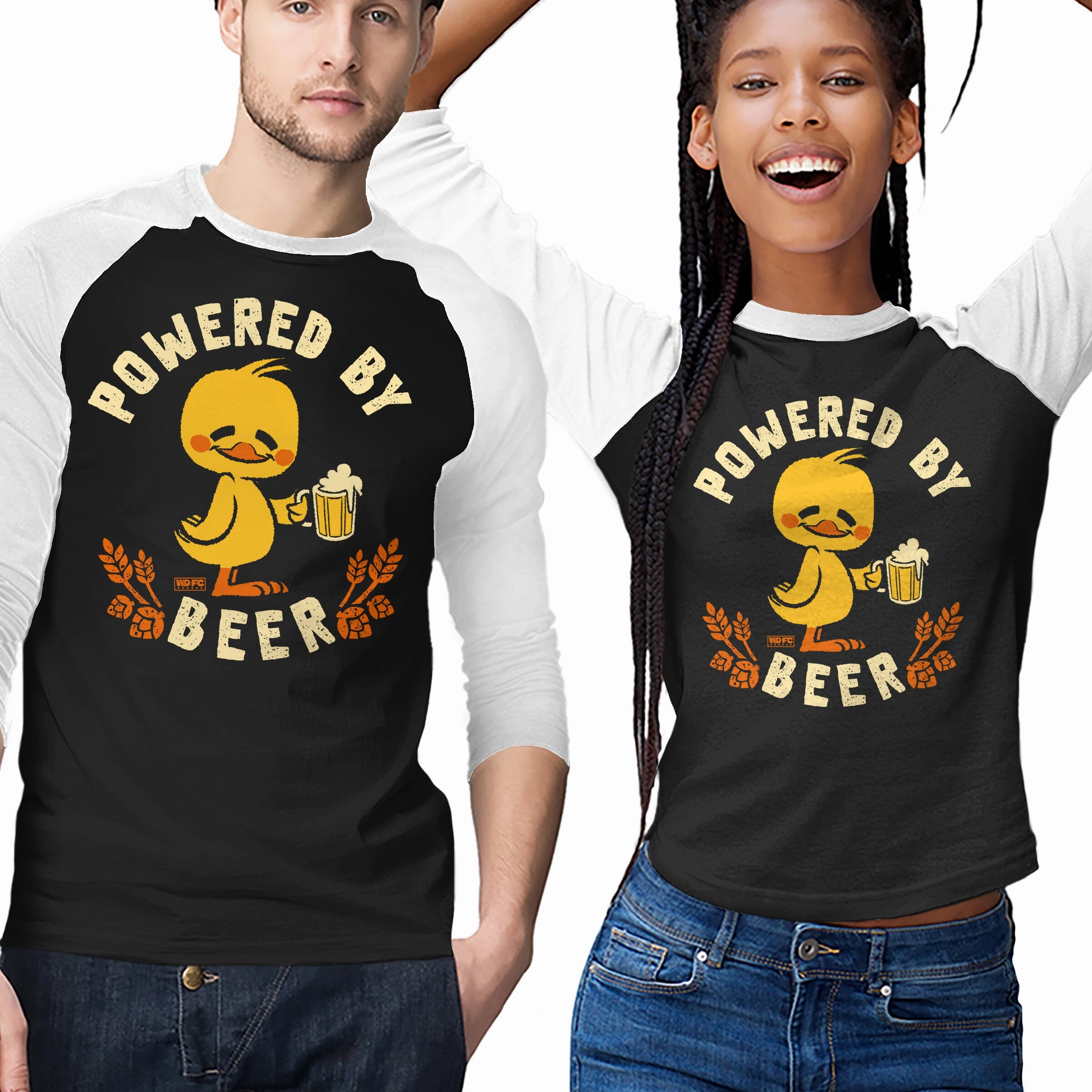 Powered By Beer Duck Versatile Wardrobe Piece Anti Static Finish