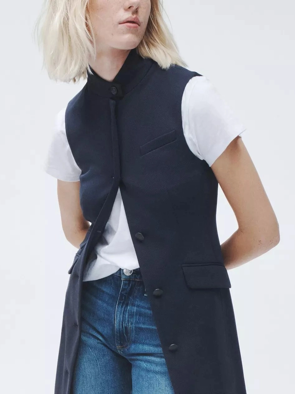 petite size Sweetheart-Neck Slade Knit Twill Vest Dress