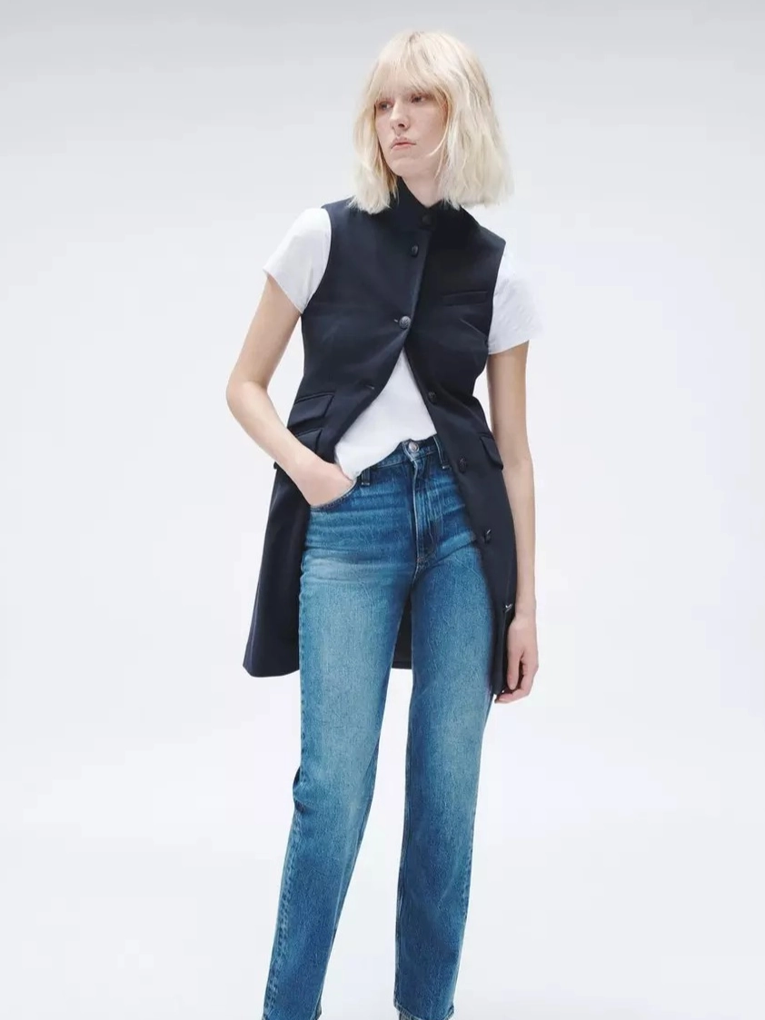 EasyCareMaterial Slade Knit Twill Vest Dress