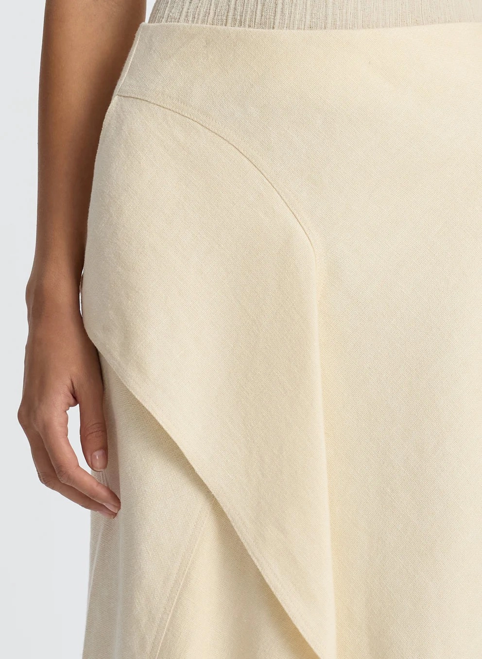 Chill Look Lia Linen Midi Skirt