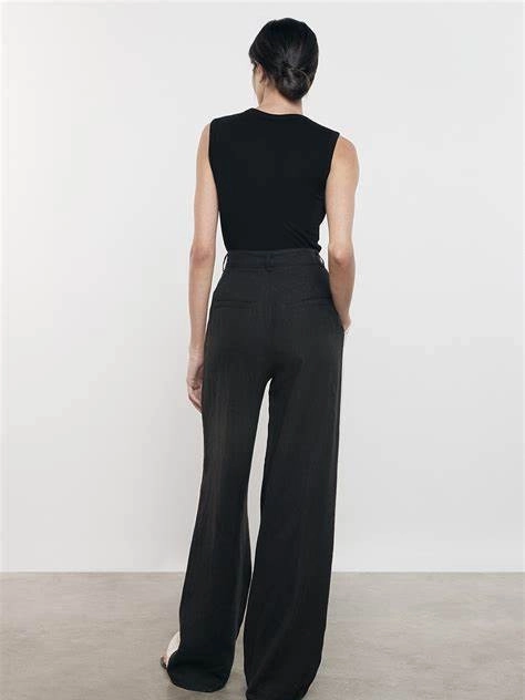 Linen Colorblock Trouser All-Purpose Wear Breathable activewear