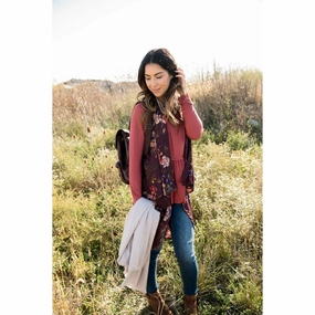 WaterRepellentExterior Floral Vest