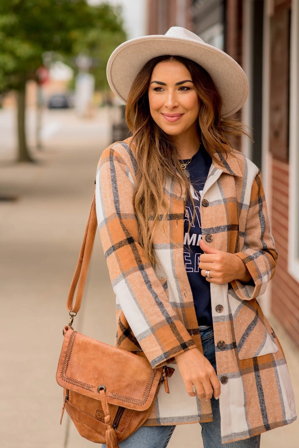 Simple Modern Piece Harvest Shacket