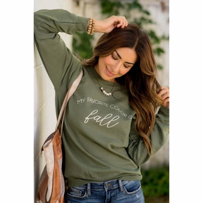 Chill Clothing My Favorite Color is Fall Crewneck
