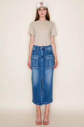 Fresh Fit Breezy Fit FRONT SLIT CARGO SKIRT