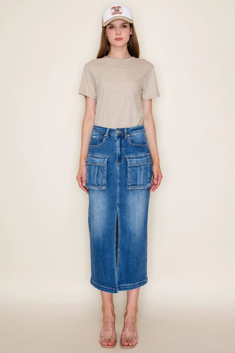 Fresh Fit Breezy Fit FRONT SLIT CARGO SKIRT