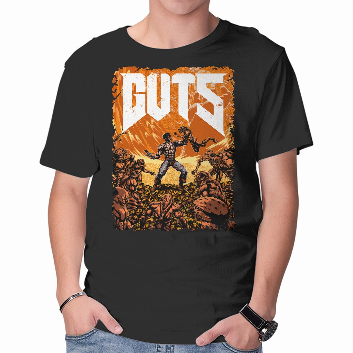 HeatResistantMaterial Active Style Trend Guts Of Doom