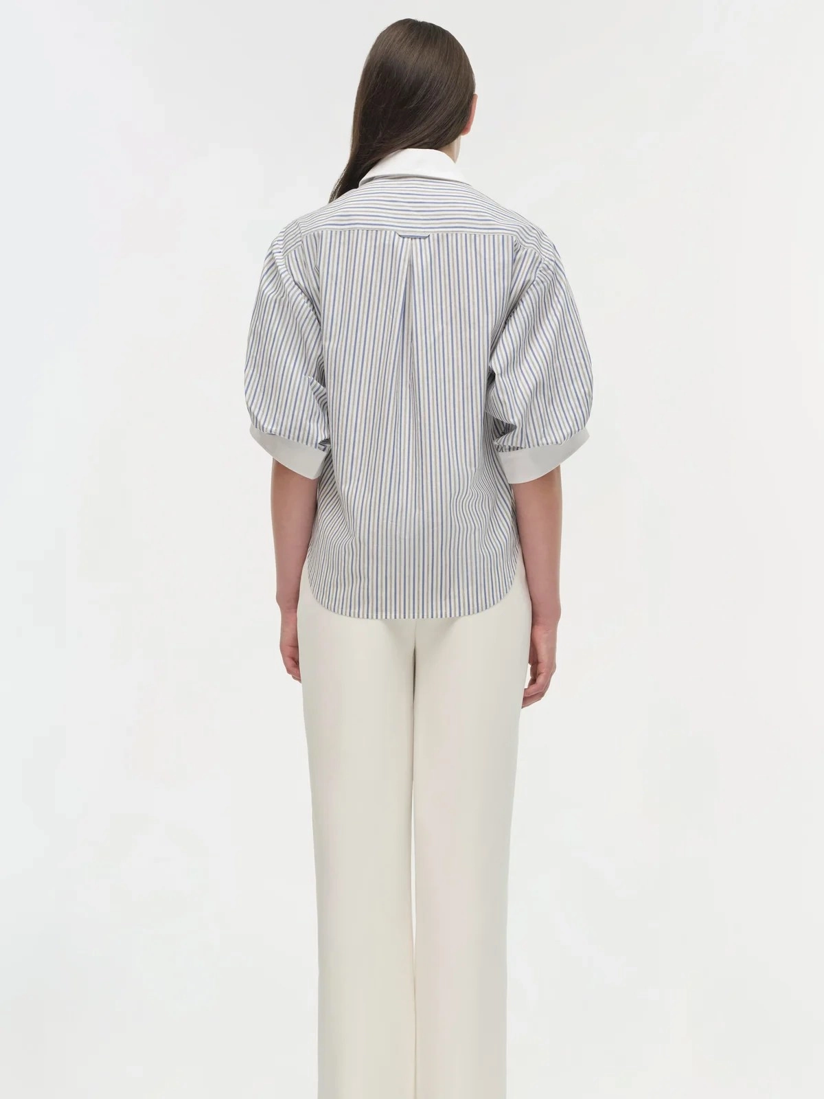 Relaxed Crew Neck Opening Gemma Shirt