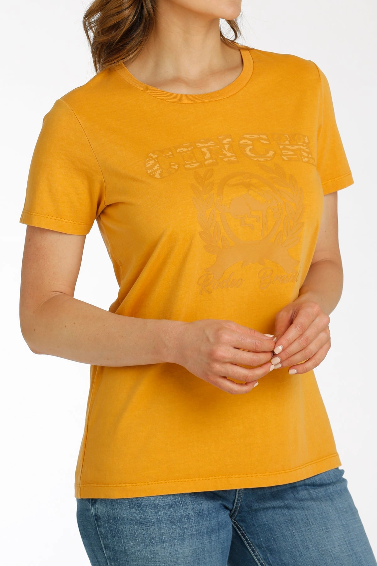 Gold Cinch Rodeo Tee Short Sleeve