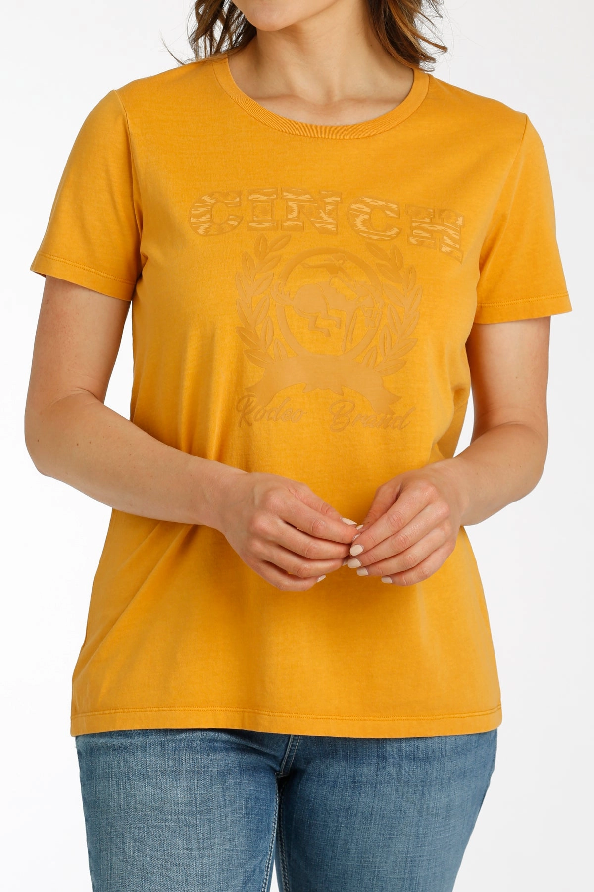 Gold Cinch Rodeo Tee QuickDry