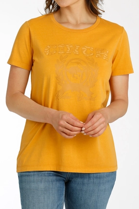 Gold Cinch Rodeo Tee QuickDry