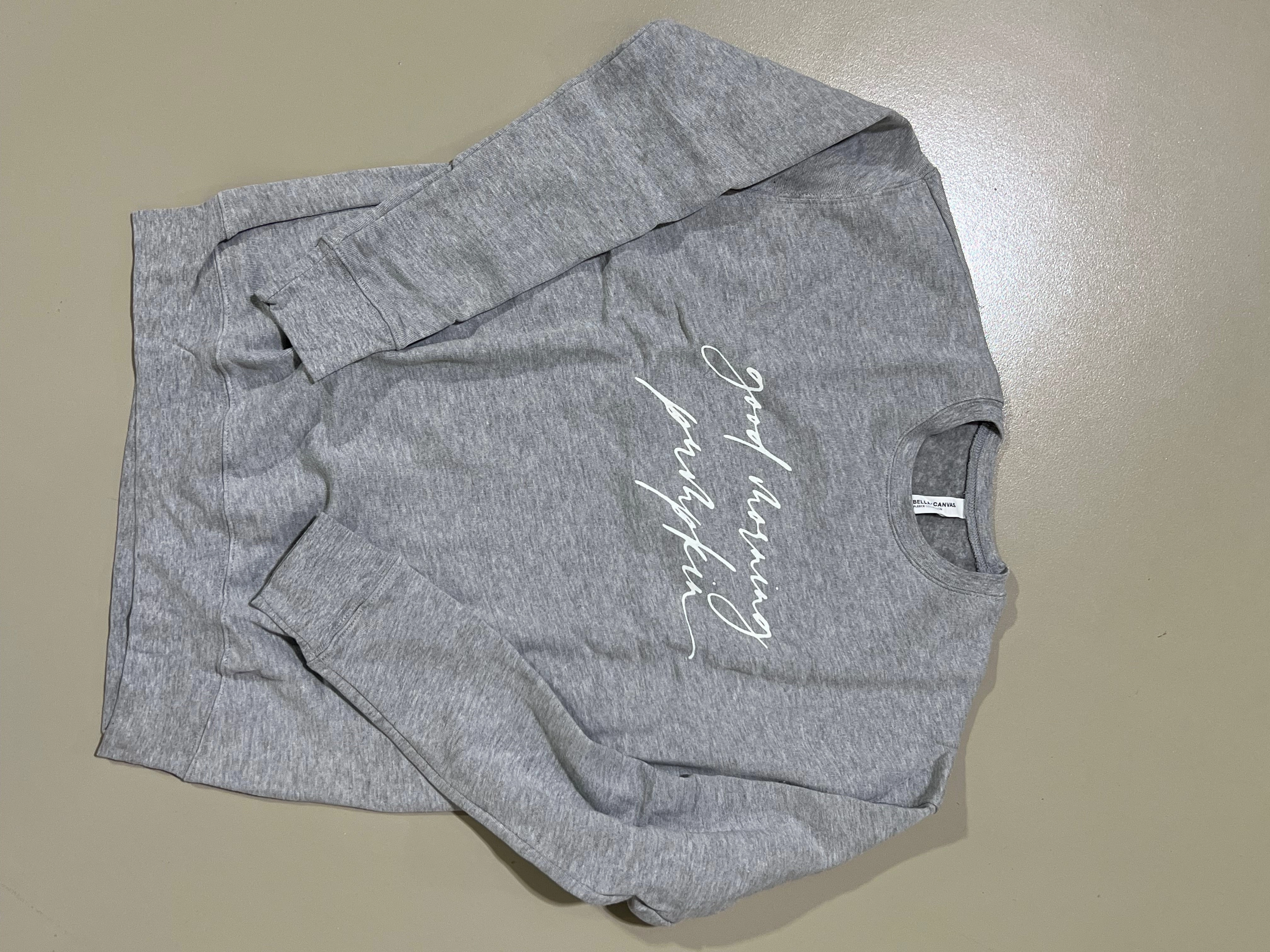 Good Morning Pumpkin Crewneck Casual Vibes